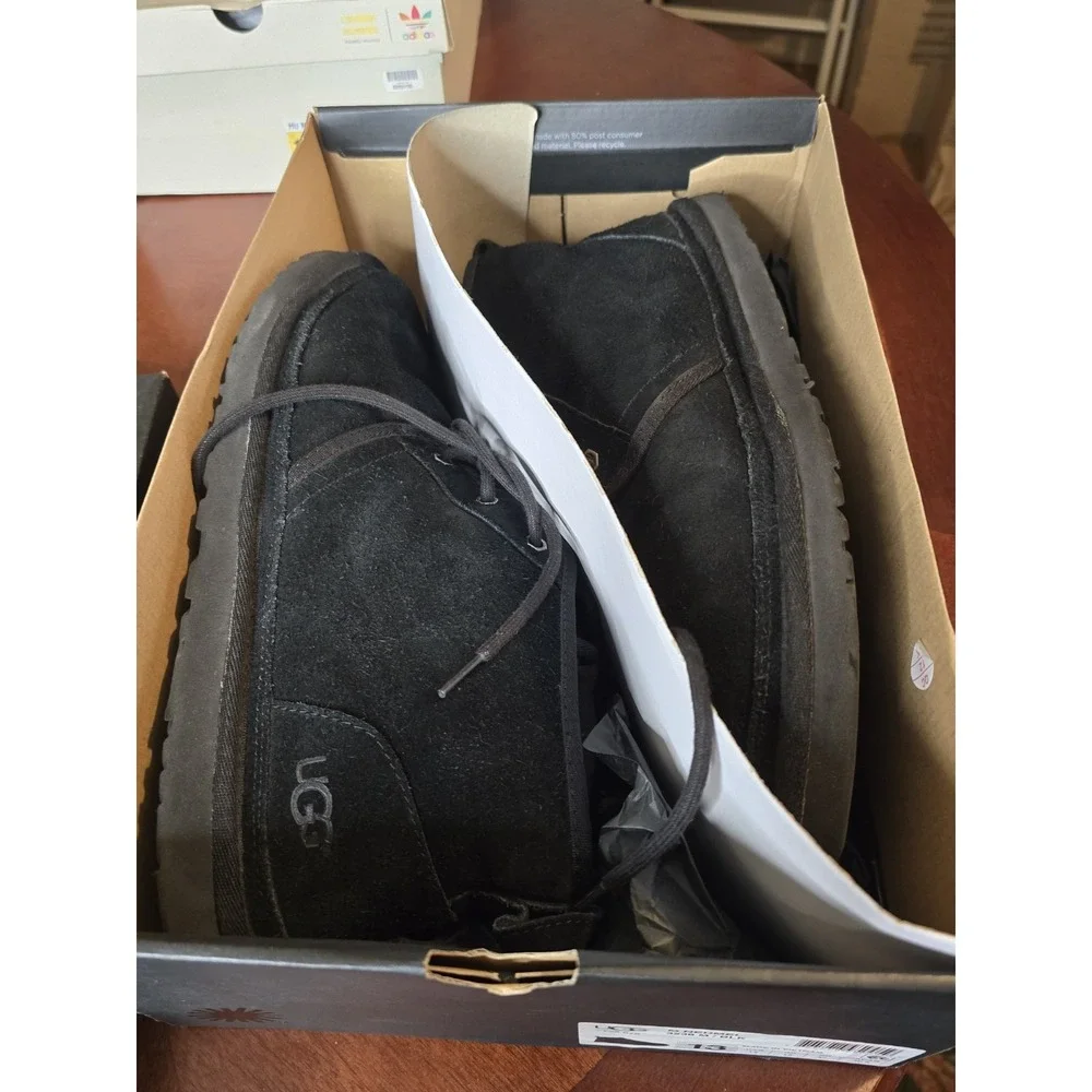UGG Men's Black Suede Neumel Lace Up Chukka Boots‎ 3236 Size 13